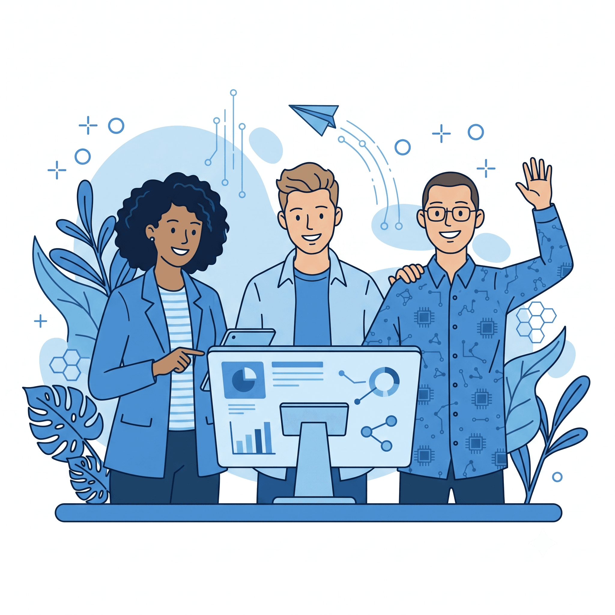 MISBench team collaborating around business data and analytics